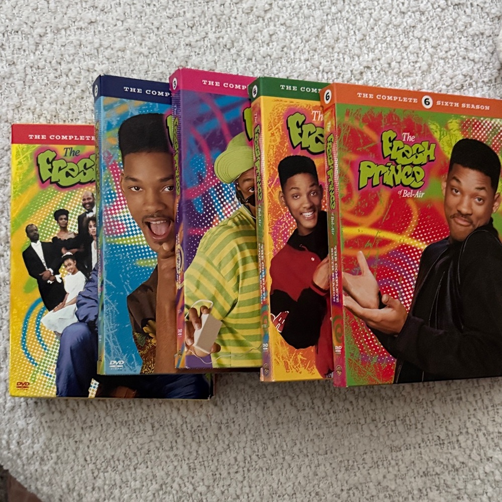 The Fresh Prince of Bel-Air Complete Seasons 1,2,3,4, and 6 DVD Set